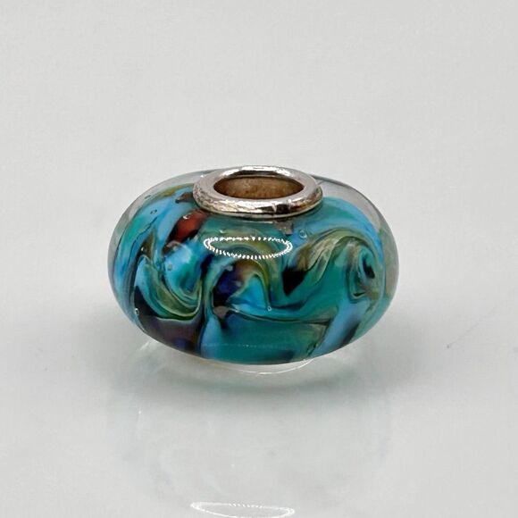 TROLLBEADS Rare Van Gogh Unique #2 LAA 925S colorful swirls, style of the artist - Picture 9 of 10